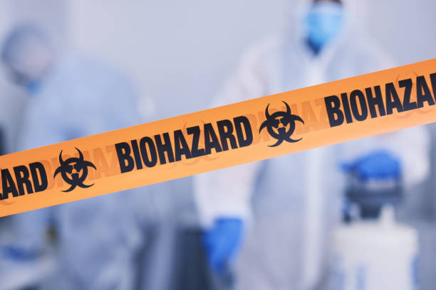 Professional Biohazard technician working in Naples, FL
